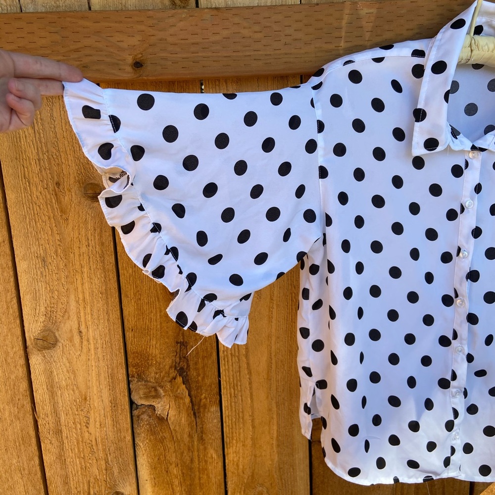Zac & Rachel polka dot top